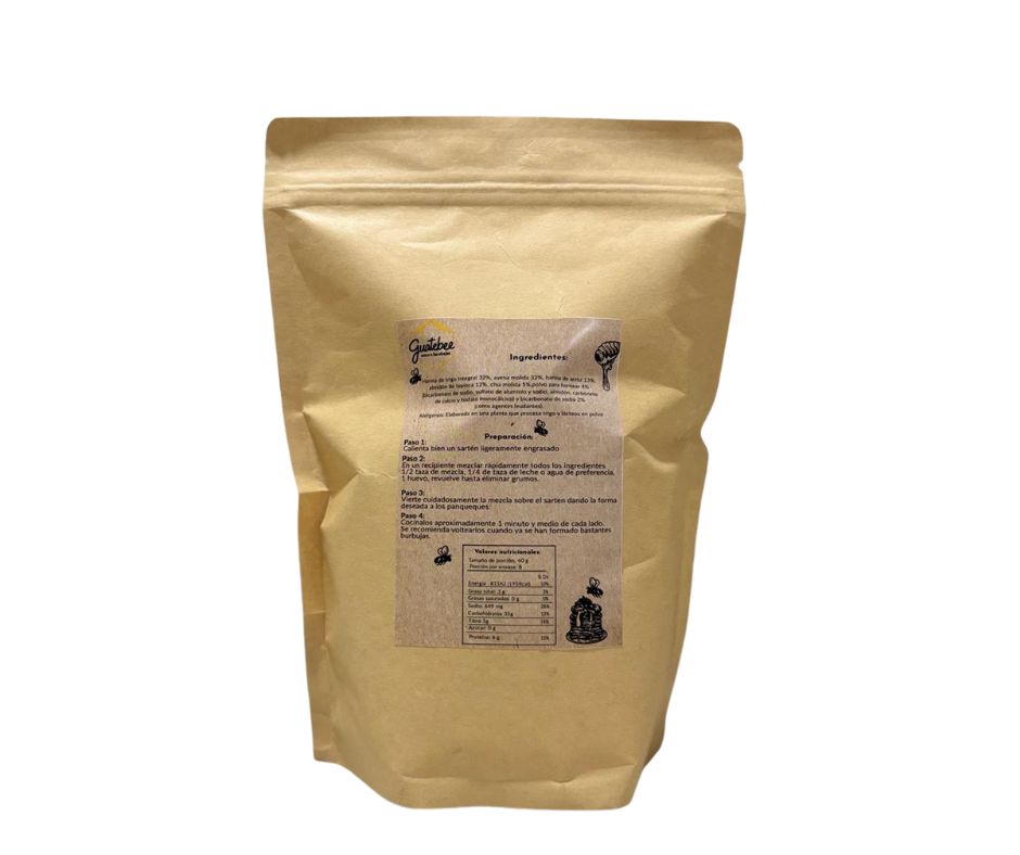 Mezcla de panqueques integrales (sin azúcar)