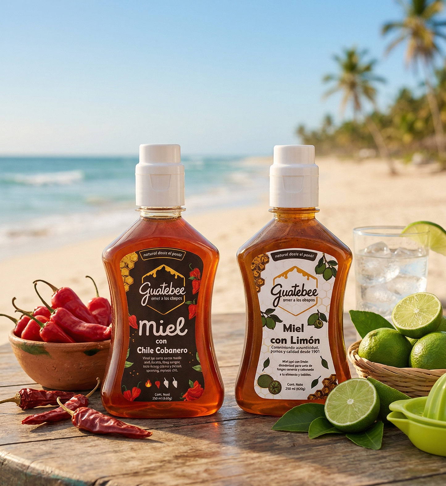 Combo miel con chile y miel con limón